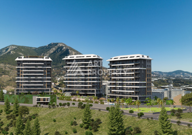 Новый строящийся комплекс со премиальной инфраструктурой в районе Кестель - Ракурс 17