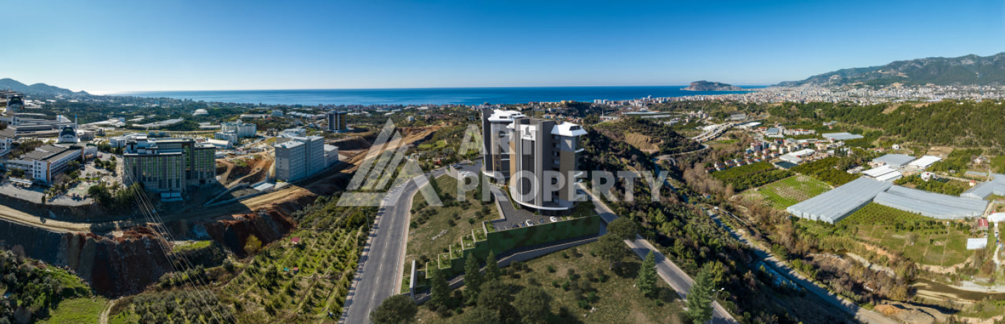 Новый строящийся комплекс со премиальной инфраструктурой в районе Кестель - Ракурс 19