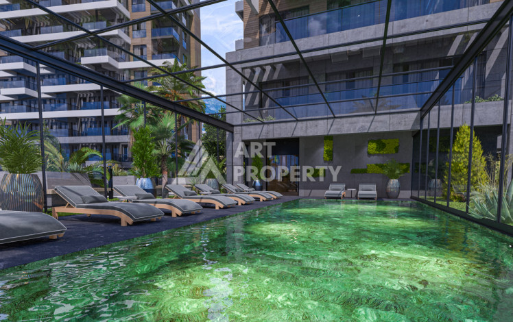 Новый строящийся комплекс со премиальной инфраструктурой в районе Кестель - Ракурс 24