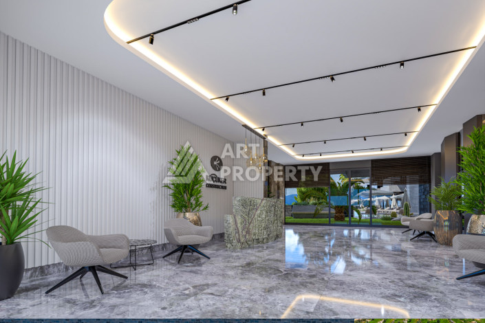 Новый строящийся комплекс со премиальной инфраструктурой в районе Кестель - Ракурс 25