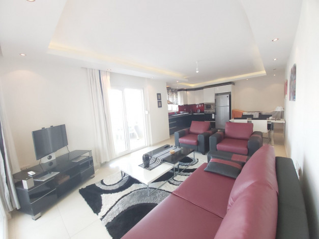 Просторная квартира 2+1 с мебелью вблизи от Средиземного моря в Махмутларе, 110 м2 - Ракурс 3