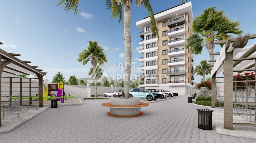 Комплекс на финальном этапе строительства в районе Демирташ - Ракурс 6