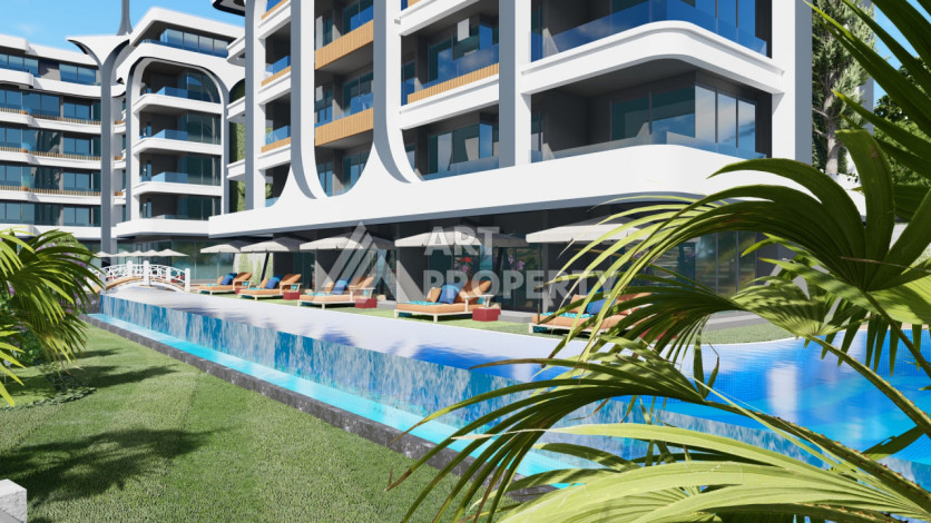 Роскошный комплекс с премиальной инфраструктурой в районе Каргыджак - Ракурс 2