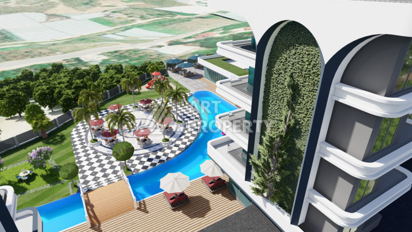 Роскошный комплекс с премиальной инфраструктурой в районе Каргыджак - Ракурс 4