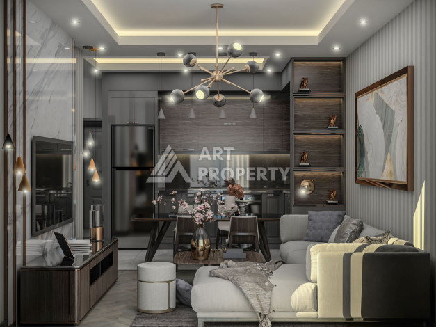 Роскошный комплекс с премиальной инфраструктурой в районе Каргыджак - Ракурс 10