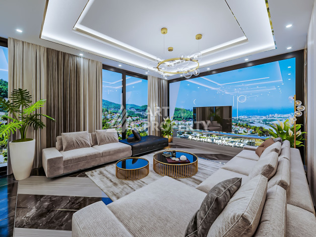 Вилла 4+1 Вашей мечты в районе Каргыджак - Ракурс 23