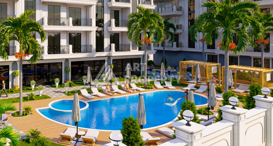 Изысканный строящийся комплекс в районе Оба - Ракурс 5