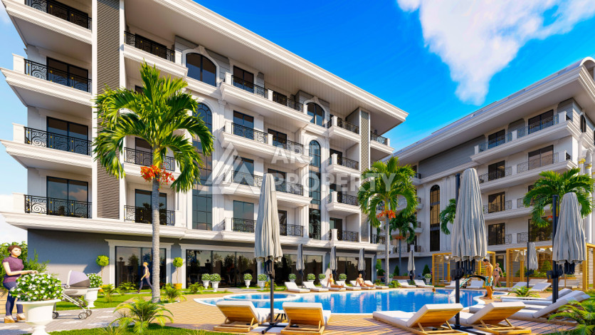 Изысканный строящийся комплекс в районе Оба - Ракурс 6