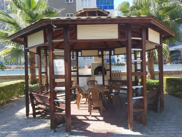 Просторная квартира 2+1 с мебелью вблизи от Средиземного моря в Махмутларе, 110 м2 - Ракурс 20