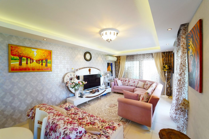 Меблированная трехкомнатная квартира с инфраструктурой в районе Махмутлар, 115 м2 - Ракурс 2