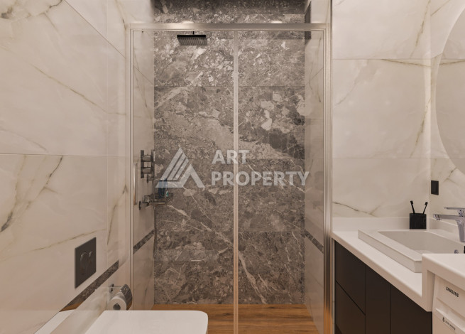 Квартиры 1+1 и 2+1 в комплексе премиум класса в районе Оба - Ракурс 3