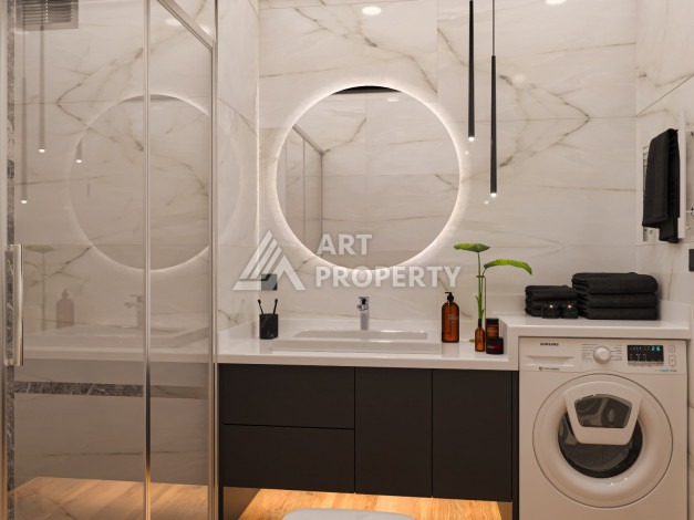 Квартиры 1+1 и 2+1 в комплексе премиум класса в районе Оба - Ракурс 4