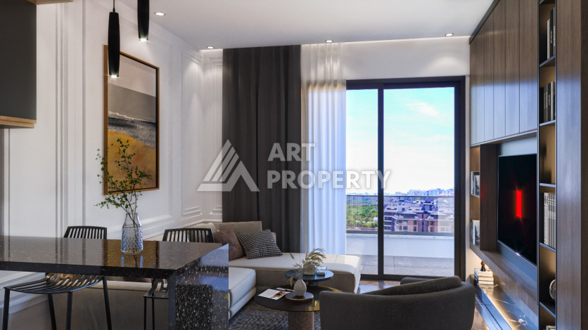 Квартиры 1+1 и 2+1 в комплексе премиум класса в районе Оба - Ракурс 6