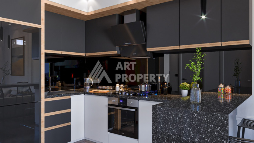 Квартиры 1+1 и 2+1 в комплексе премиум класса в районе Оба - Ракурс 7