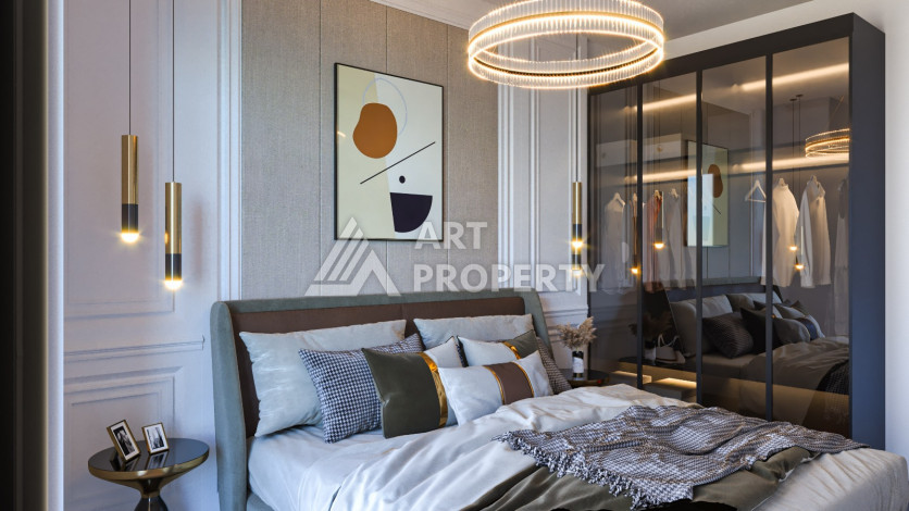 Квартиры 1+1 и 2+1 в комплексе премиум класса в районе Оба - Ракурс 9