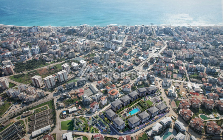 Проект премиум класса в районе Оба в 750 м от Средиземного моря! - Ракурс 3