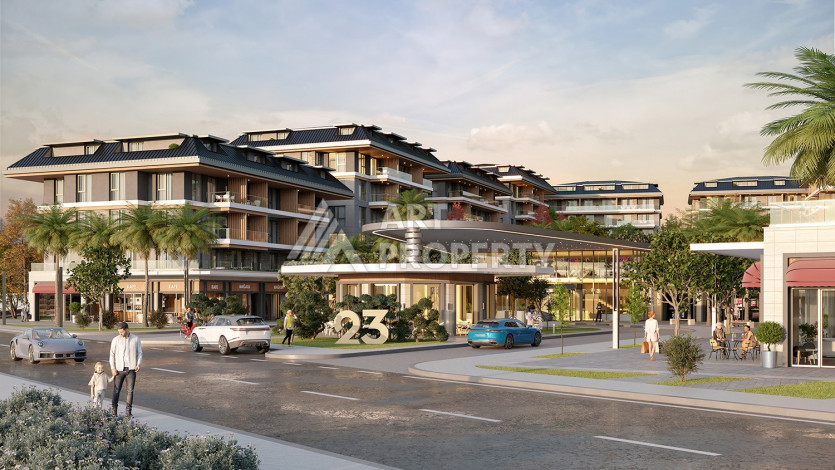 Проект премиум класса в районе Оба в 750 м от Средиземного моря! - Ракурс 7