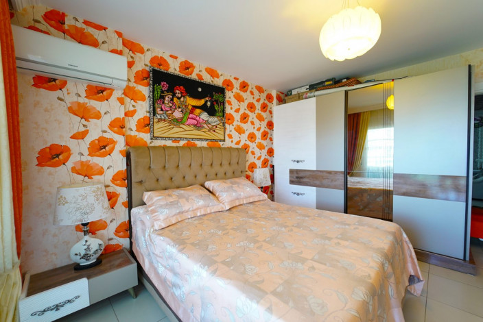 Меблированная трехкомнатная квартира с инфраструктурой в районе Махмутлар, 115 м2 - Ракурс 12