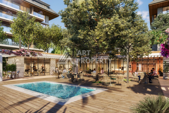 Проект премиум класса в районе Оба в 750 м от Средиземного моря! - Ракурс 21