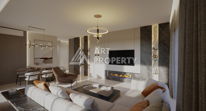 Проект премиум класса в районе Оба в 750 м от Средиземного моря! - Ракурс 26