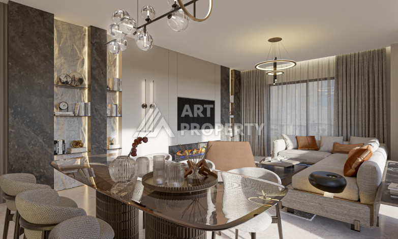 Проект премиум класса в районе Оба в 750 м от Средиземного моря! - Ракурс 28