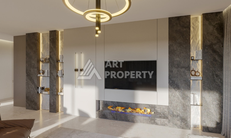 Проект премиум класса в районе Оба в 750 м от Средиземного моря! - Ракурс 31