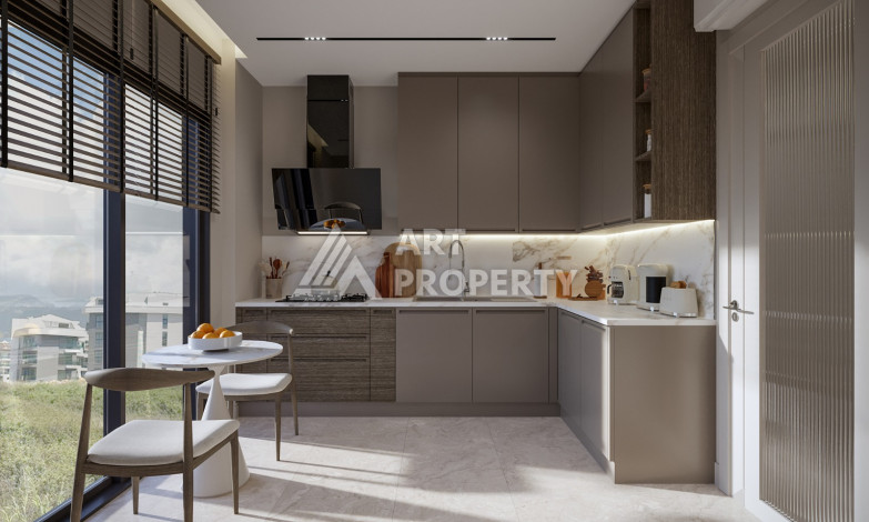 Проект премиум класса в районе Оба в 750 м от Средиземного моря! - Ракурс 32