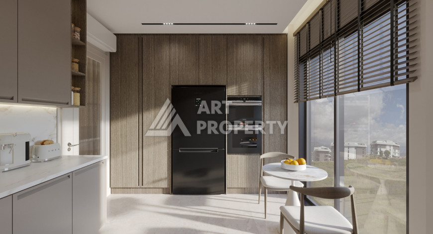 Проект премиум класса в районе Оба в 750 м от Средиземного моря! - Ракурс 33