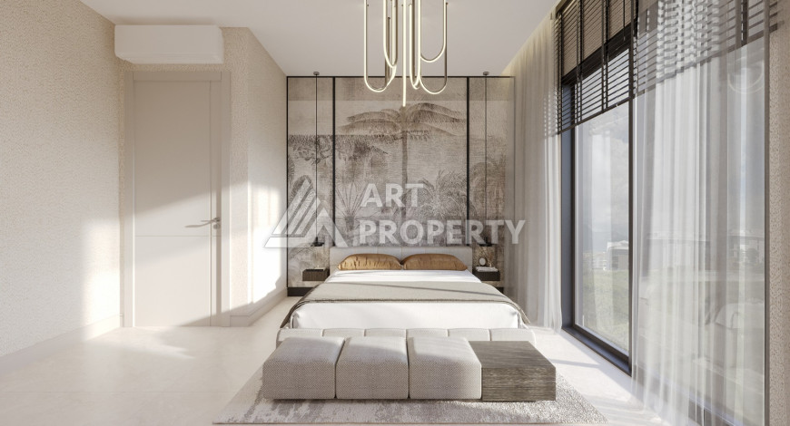 Проект премиум класса в районе Оба в 750 м от Средиземного моря! - Ракурс 35