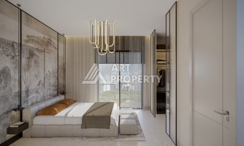 Проект премиум класса в районе Оба в 750 м от Средиземного моря! - Ракурс 36