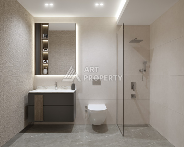 Проект премиум класса в районе Оба в 750 м от Средиземного моря! - Ракурс 38