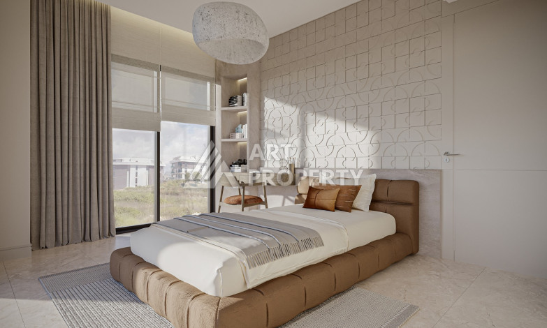 Проект премиум класса в районе Оба в 750 м от Средиземного моря! - Ракурс 41