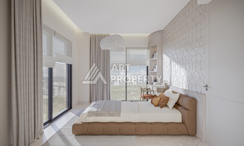 Проект премиум класса в районе Оба в 750 м от Средиземного моря! - Ракурс 44