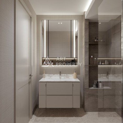 Проект премиум класса в районе Оба в 750 м от Средиземного моря! - Ракурс 45