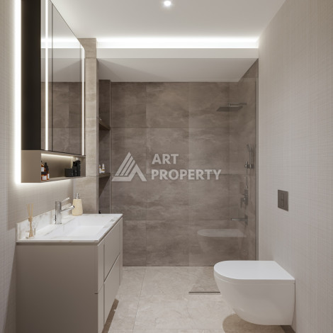 Проект премиум класса в районе Оба в 750 м от Средиземного моря! - Ракурс 46