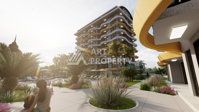 Новый проект премиум-класса на этапе строительства в Окурджаларе! - Ракурс 2