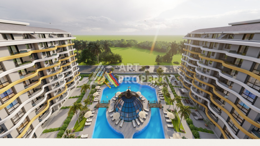 Новый проект премиум-класса на этапе строительства в Окурджаларе! - Ракурс 6