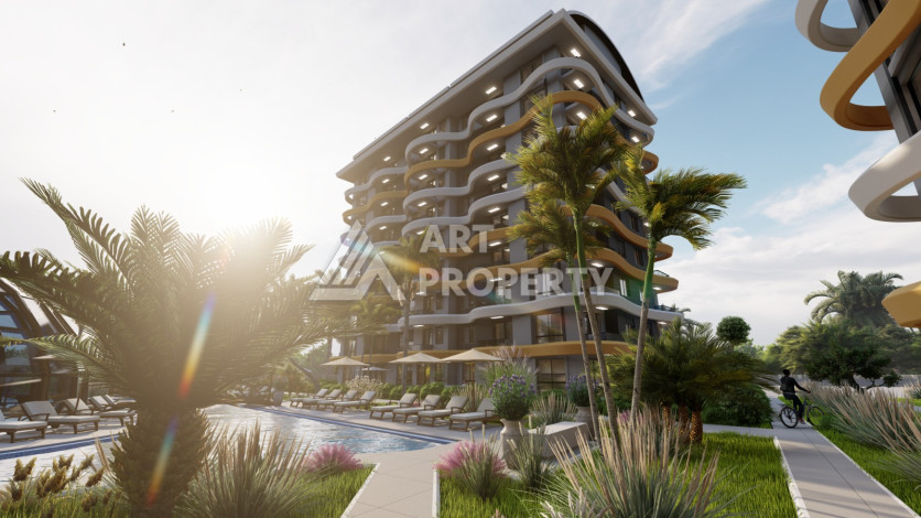 Новый проект премиум-класса на этапе строительства в Окурджаларе! - Ракурс 10