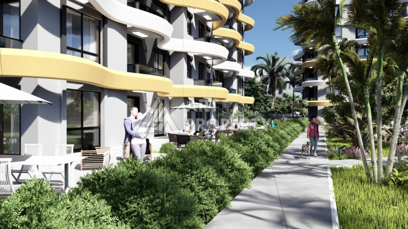 Новый проект премиум-класса на этапе строительства в Окурджаларе! - Ракурс 11