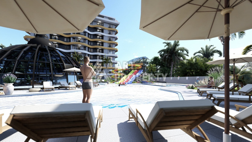 Новый проект премиум-класса на этапе строительства в Окурджаларе! - Ракурс 15