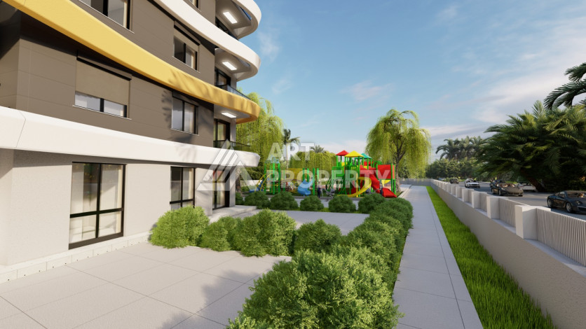 Новый проект премиум-класса на этапе строительства в Окурджаларе! - Ракурс 18