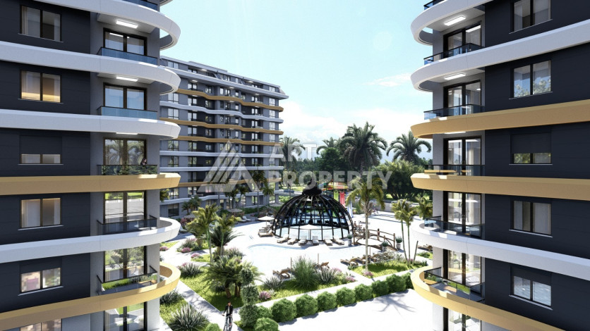 Новый проект премиум-класса на этапе строительства в Окурджаларе! - Ракурс 23