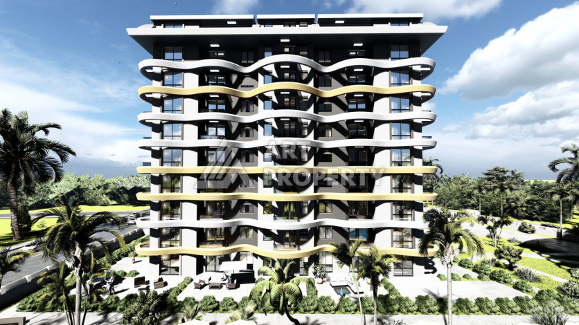 Новый проект премиум-класса на этапе строительства в Окурджаларе! - Ракурс 26