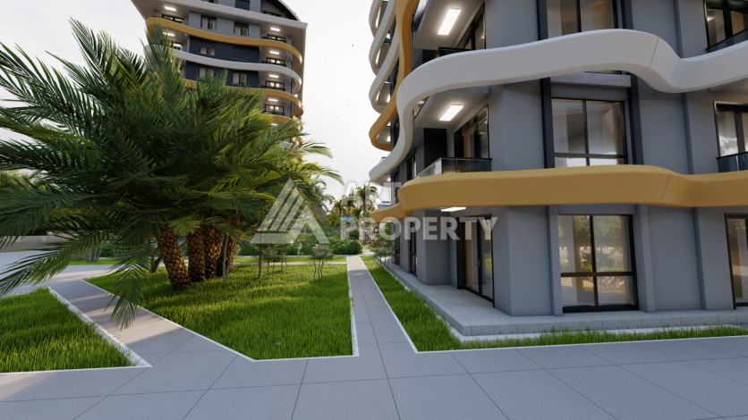 Новый проект премиум-класса на этапе строительства в Окурджаларе! - Ракурс 29