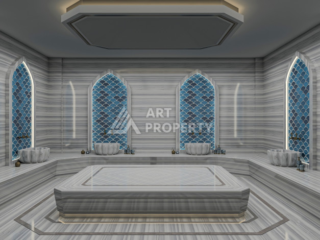 Новый проект премиум-класса на этапе строительства в Окурджаларе! - Ракурс 32