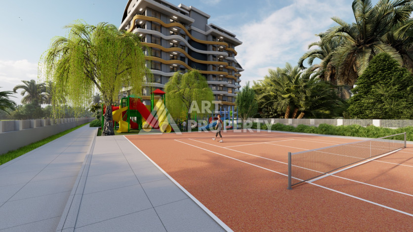 Новый проект премиум-класса на этапе строительства в Окурджаларе! - Ракурс 35