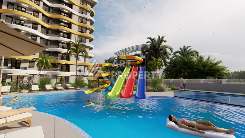 Новый проект премиум-класса на этапе строительства в Окурджаларе! - Ракурс 36