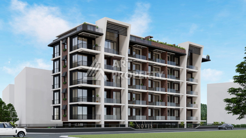 Новый инвестиционных проект в центре Алании, в 250м от пляжа Кейкубат - Ракурс 2