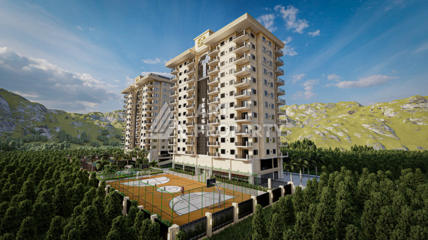 Новый инвестиционный проект на этапе карандаша от ведущего застройщика в районе Махмутлар! - Ракурс 4