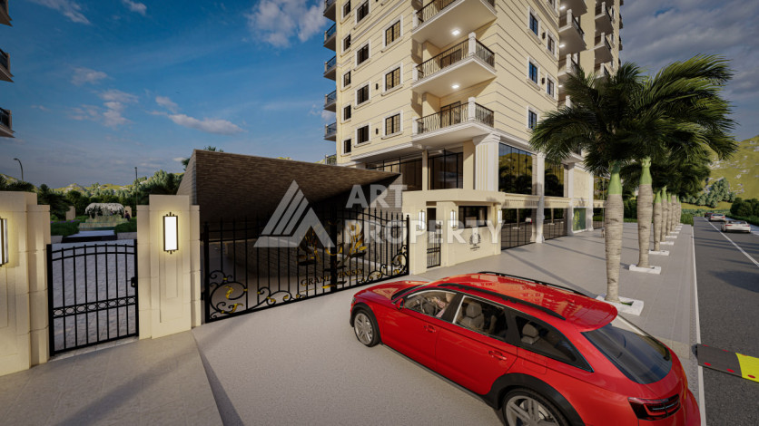 Новый инвестиционный проект на этапе карандаша от ведущего застройщика в районе Махмутлар! - Ракурс 5